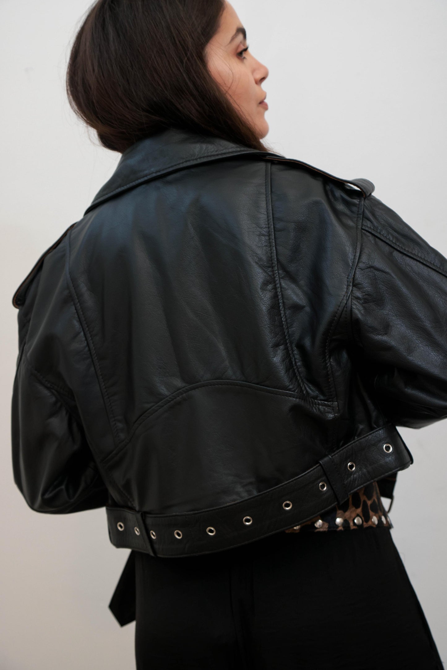 Jacket CAM | CUERO negro