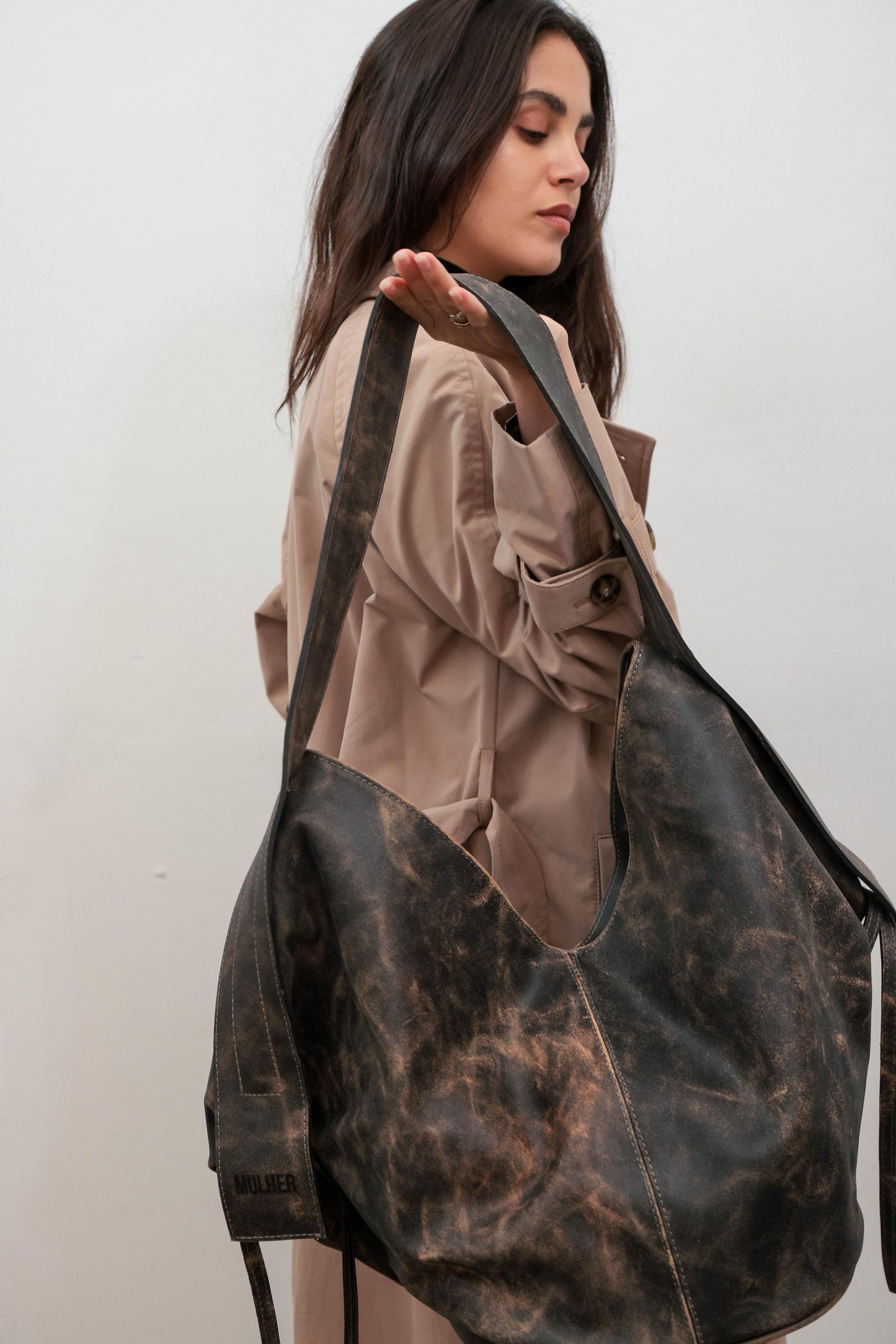 Bolso MEGA desgastado vintage