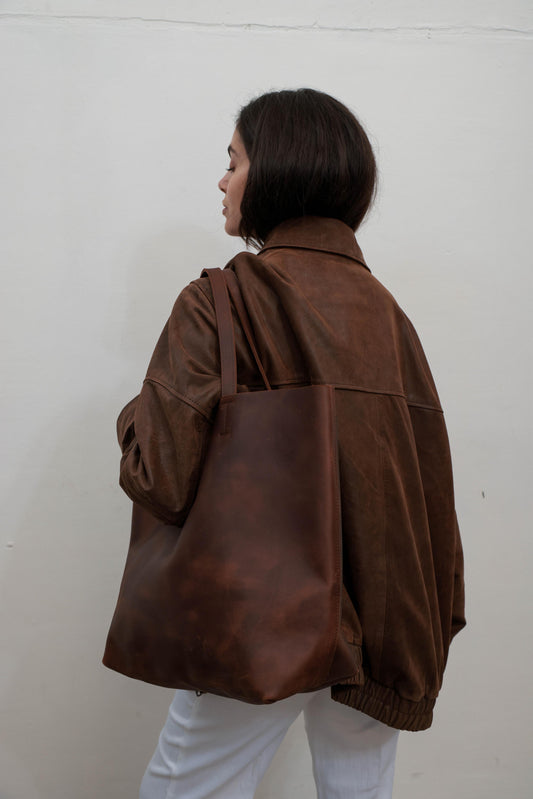 Bolso MALI chocolate liso
