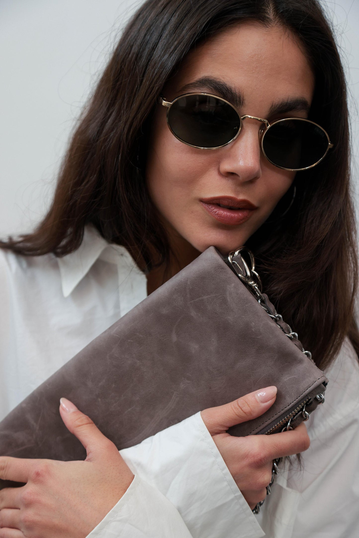 Bandolera OLBIA visón