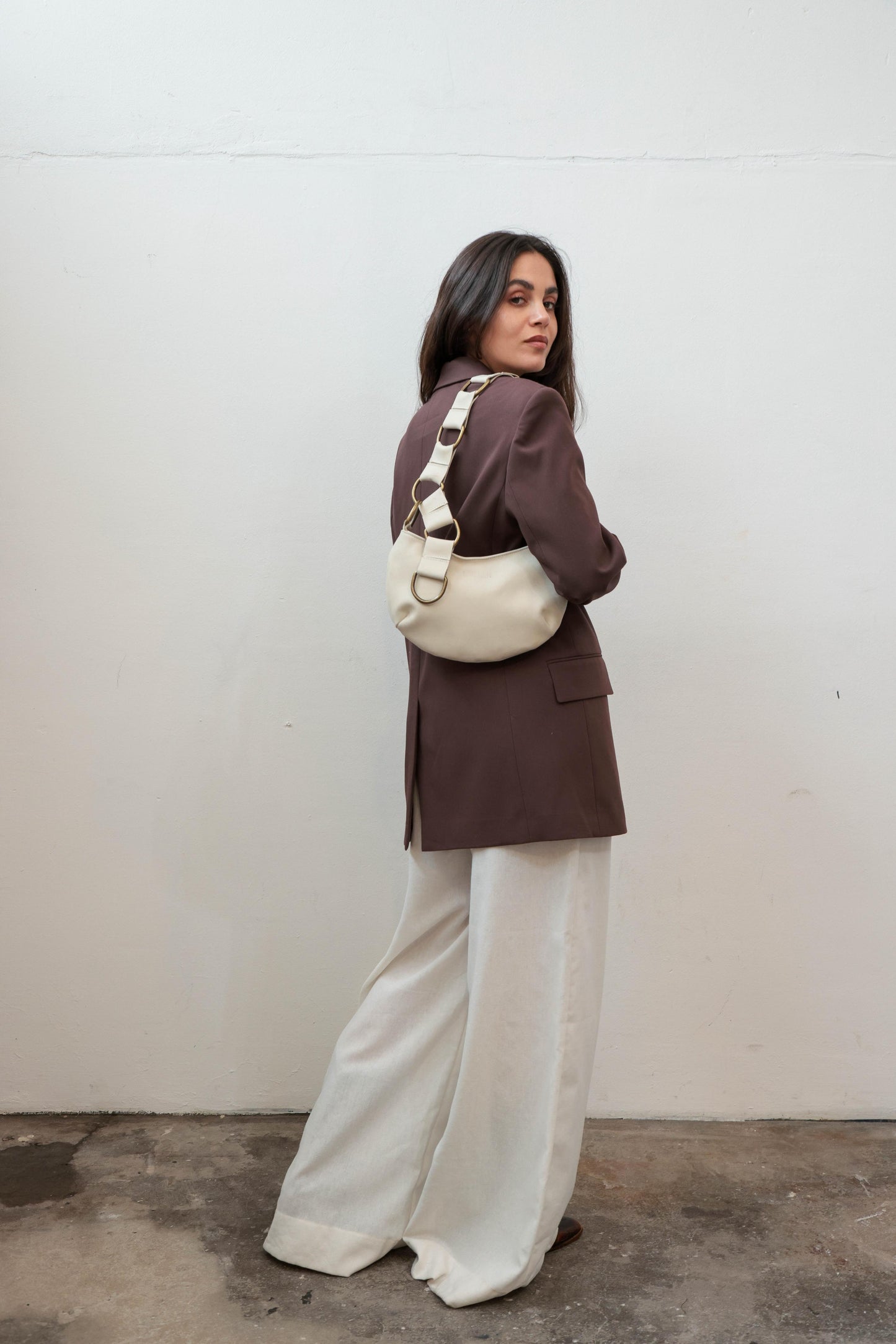 Bandolera PARIS tiza