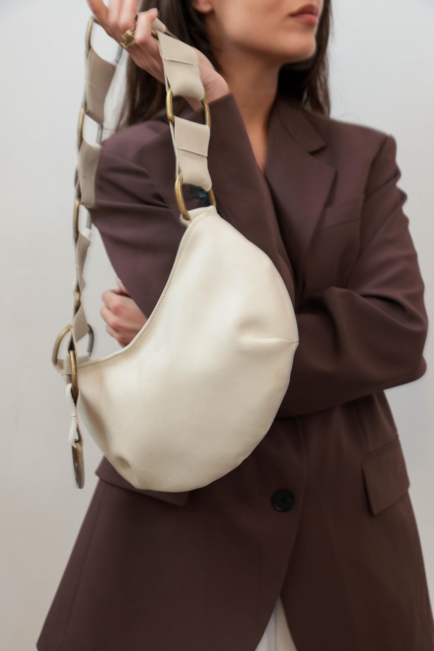 Bandolera PARIS tiza