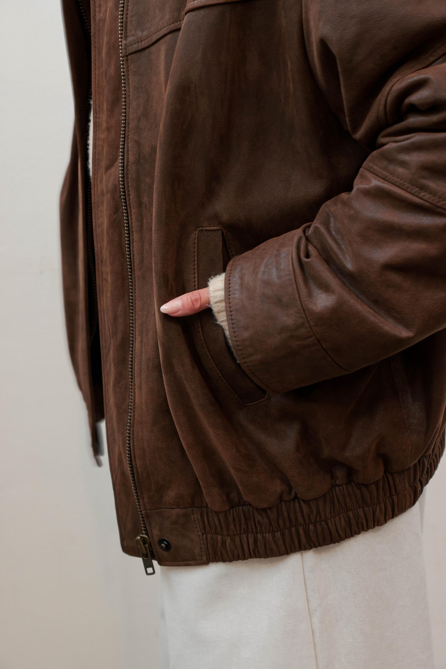 Jacket BOMBER marrón