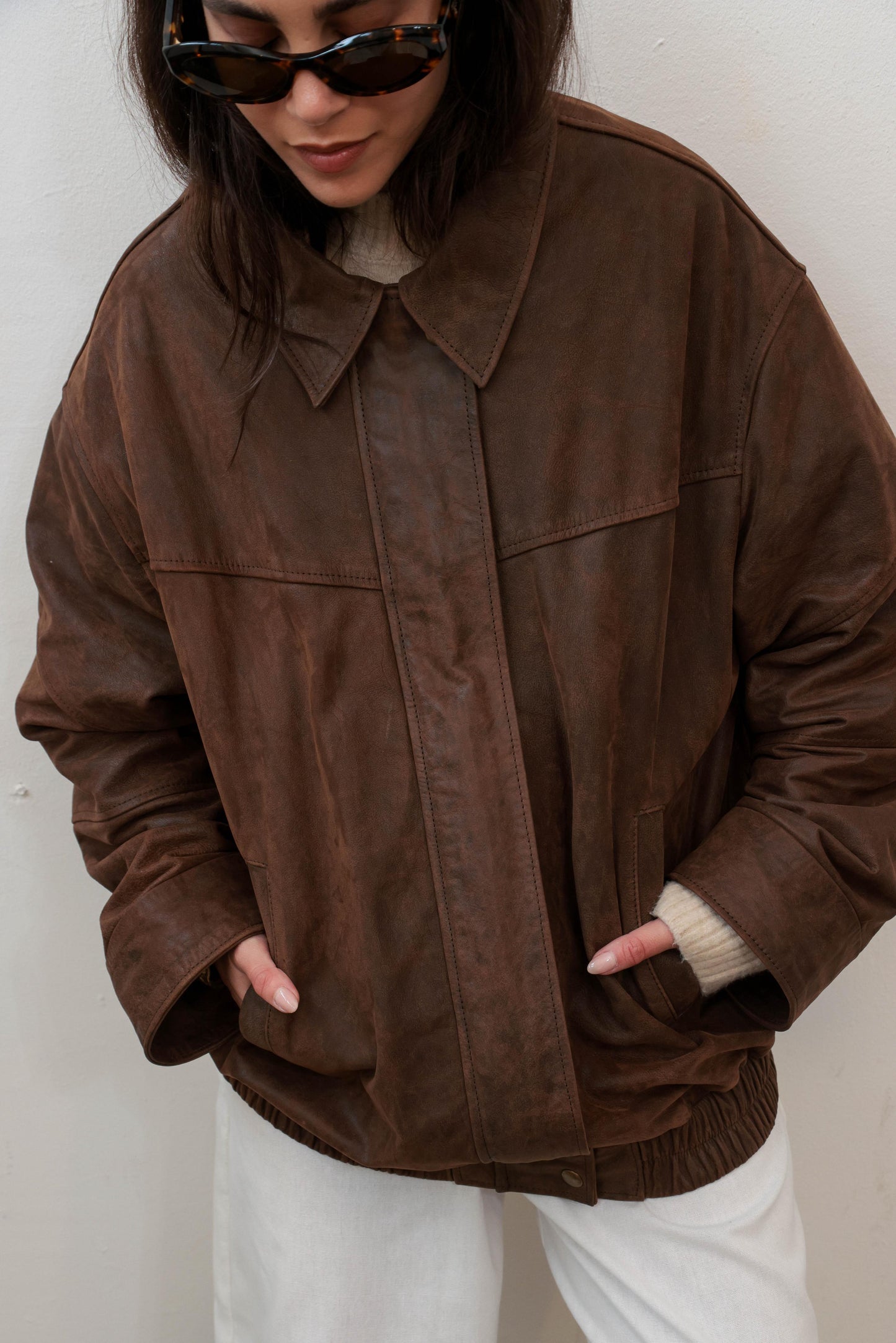 Jacket BOMBER marrón