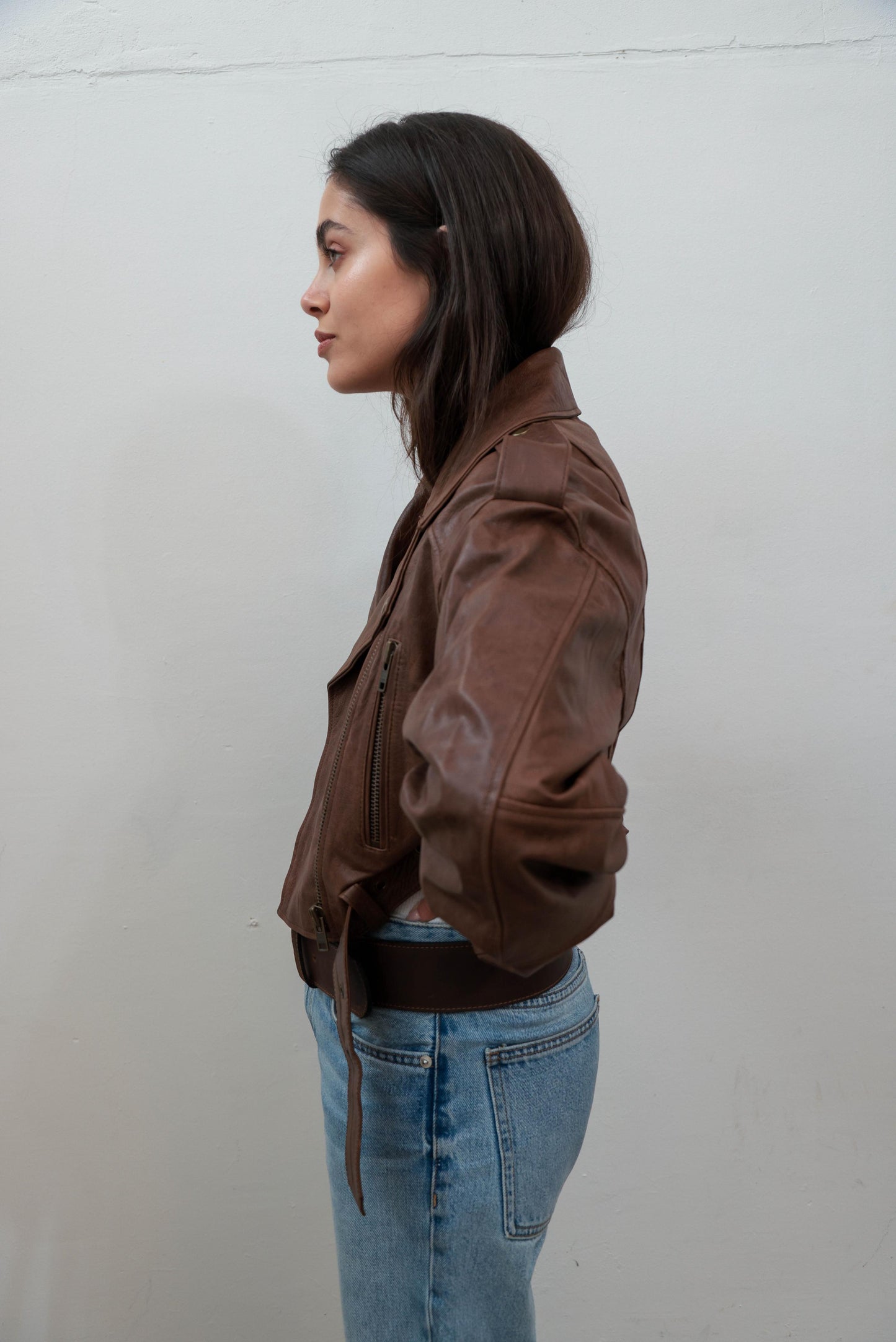 Jacket CAM | CUERO chocolate