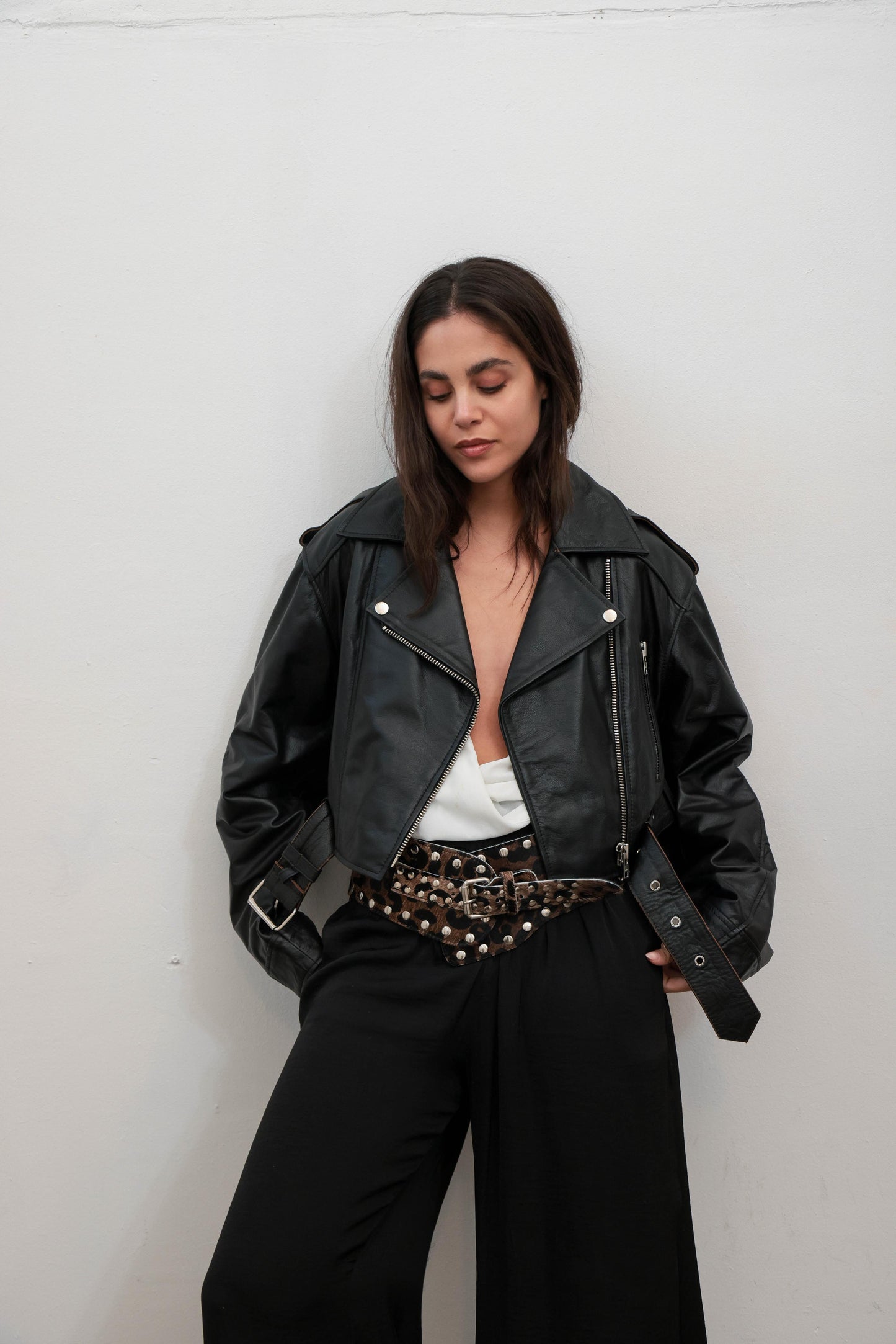 Jacket CAM | CUERO negro