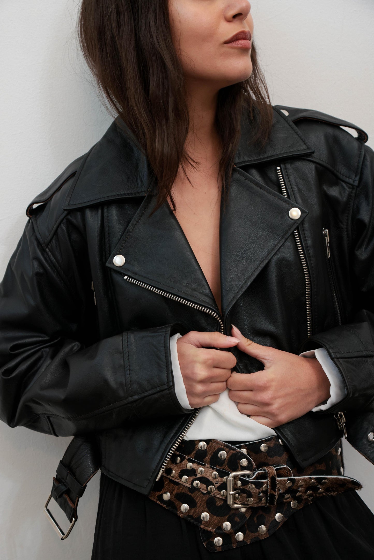 Jacket CAM | CUERO negro