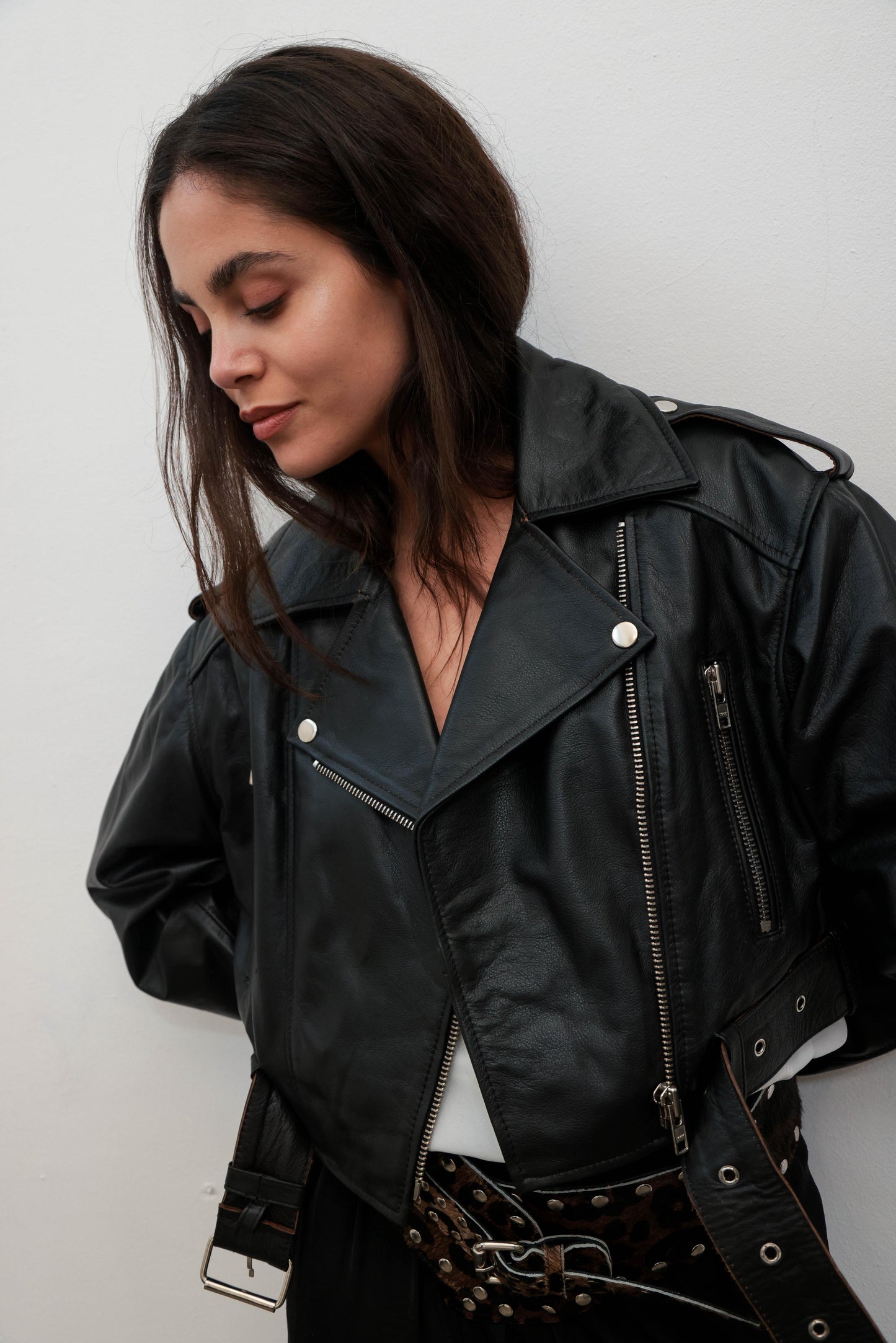 Jacket CAM | CUERO negro