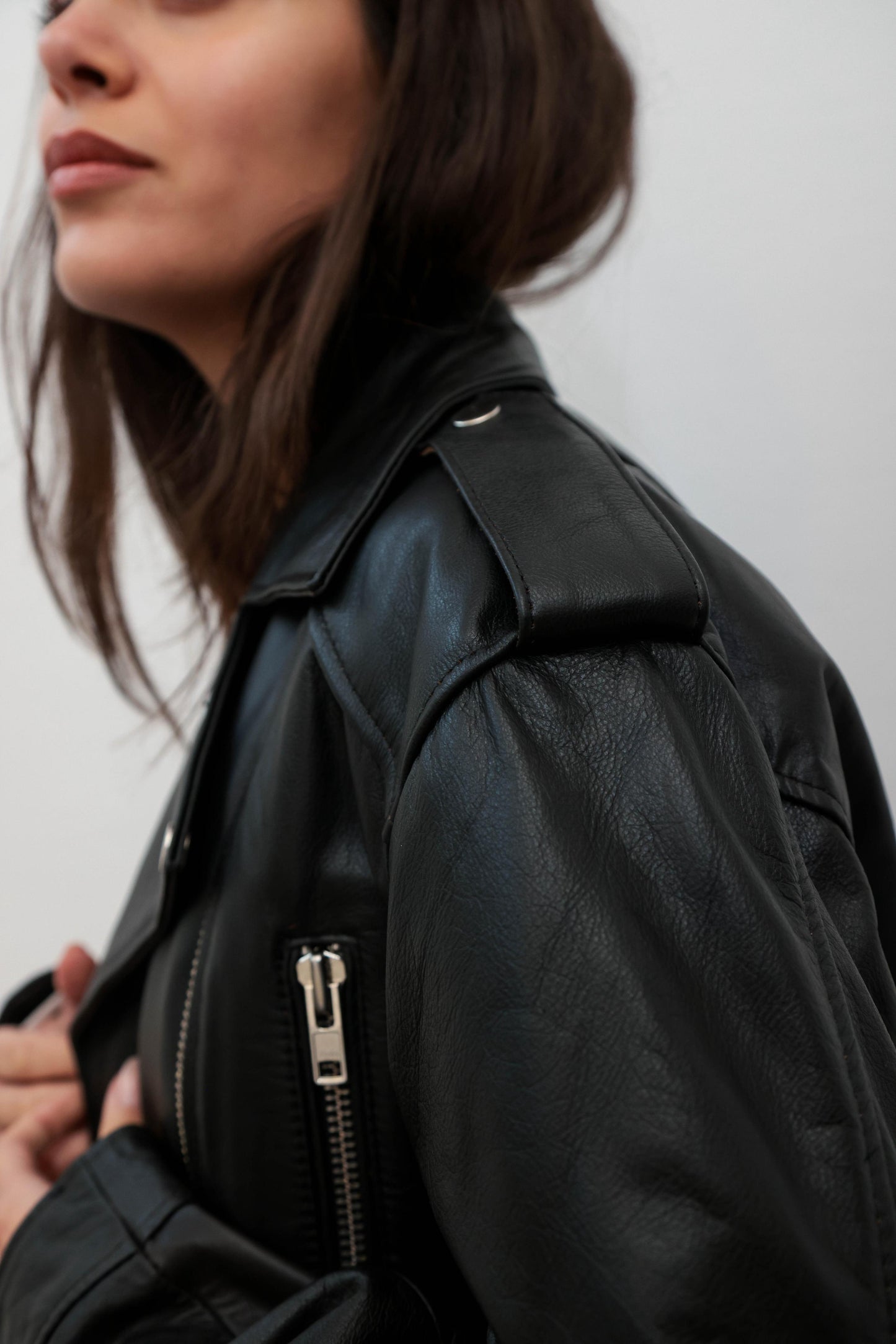 Jacket CAM | CUERO negro