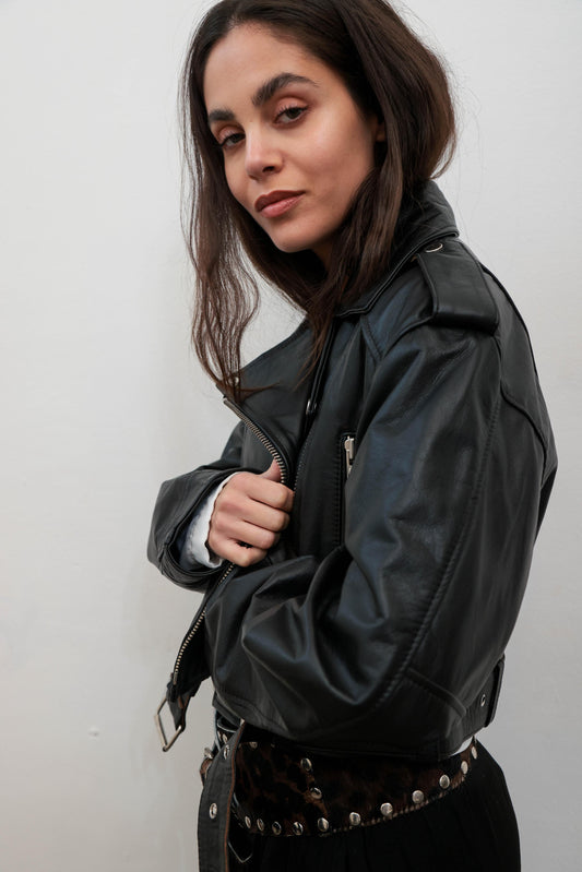 Jacket CAM | CUERO negro